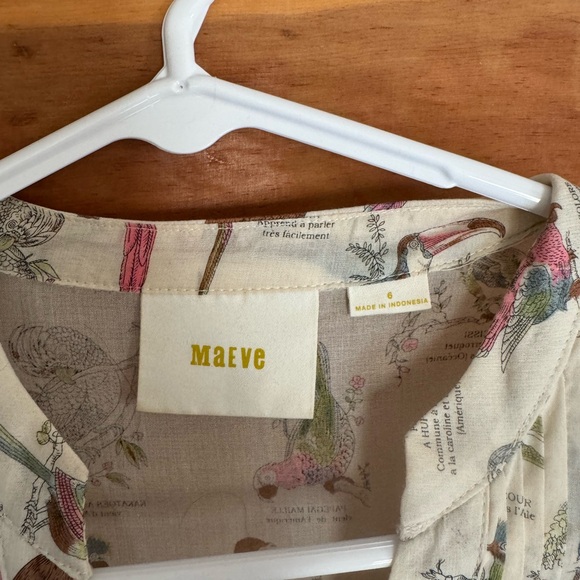 Maeve by Anthropologie Blouse sz 6 - Picture 2 of 2